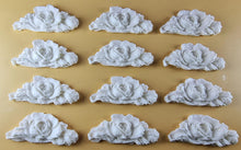 12 x Edible 3D 55mm Rose Bunches, icing toppers, cake cupcakes decorations T080