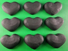 9 x Edible 3D 40mm Hearts icing toppers, cake cupcakes decorations T060