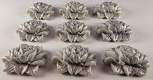 9 x Edible 3D 40mm Large Roses Rose flowers icing toppers, cake cupcakes decorations T005