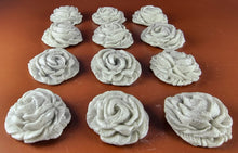 12 x Edible 3D 34mm large roses rose flowers icing toppers, cake cupcakes decorations T011