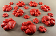 18 x Edible 3D 40mm Dog Paws, icing toppers, cake cupcakes decorations T036