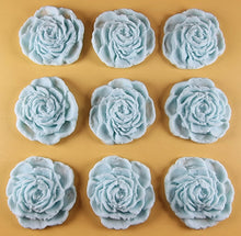 9 x Edible 3D 40mm Rose Flowers icing toppers, cake cupcakes T130
