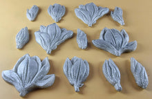 12 x Edible 3D 50mm Tulip Lilly flowers Set, icing toppers, cake cupcakes decorations T076