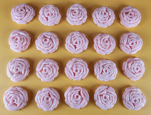20 x Edible 3D 25mm roses rose flowers icing toppers, cake cupcakes decorations T008
