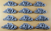 12 x Edible 3D 55mm Rose Bunches, icing toppers, cake cupcakes decorations T080