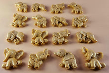 16 x Edible 3D 25mm Elephant Set, icing toppers, cake cupcakes decorations T071