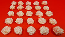 30 x Edible 3D 1.2mm high detail rose roses flowers icing toppers, cake cupcakes decorations T004