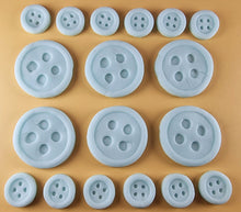 20 x Edible 3D 42mm Button Set, icing toppers, cake cupcakes decorations T079
