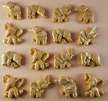 16 x Edible 3D 25mm Elephant Set, icing toppers, cake cupcakes decorations T071