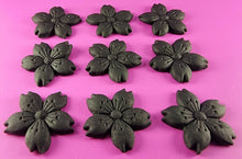 9 x Edible 3D 40mm Cherry Blossoms icing toppers, cake cupcakes decorations T051