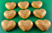 9 x Edible 3D 40mm Hearts icing toppers, cake cupcakes decorations T060