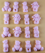 16 x Edible 3D 30mm Teddy Teddybear Set, icing toppers, cake cupcakes decorations T072