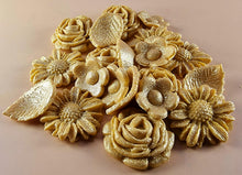 20 Piece Edible 3D Bouquet Flower set, icing toppers, cake cupcakes decorations T070