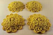 4 x Edible 3D 60mm Circle Rose Cluster flowers icing toppers, cake cupcakes decorations T107