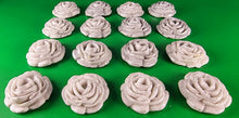 16 x Edible 3D 30mm roses rose flowers icing toppers, cake cupcakes decorations T010