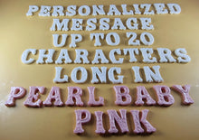 20 x Edible 3D 25mm Personalized Letters, Text, icing toppers, cake cupcakes decorations T084