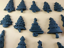 15 x Edible 3D 45mm Christmas Trees, icing toppers, cake cupcakes decorations T088