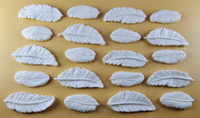20 x Edible 3D 50mm Feather Set, icing toppers, cake cupcakes decorations T075