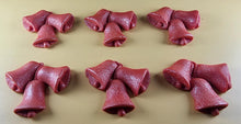 6 x Edible 3D 55mm Jingle Bells, Christmas icing toppers, cake cupcakes decorations T095
