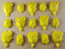15 x Edible 3D 30mm Rose Bud Set, icing toppers, cake cupcakes decorations T074