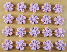 20 x Edible 3D 22mm flower flowers icing toppers, cake cupcakes decorations T031