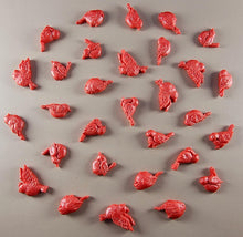 30 x Edible 3D 10mm Small Birds Bird icing toppers, cake cupcakes decorations T039