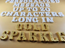 20 x Edible 3D 25mm Personalized Letters, Text, icing toppers, cake cupcakes decorations T084