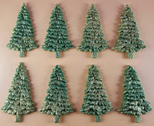8 x Edible 3D 70mm Large Trees icing toppers, cake cupcakes decorations T047