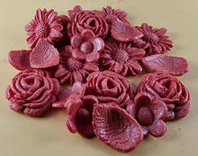 20 Piece Edible 3D Bouquet Flower set, icing toppers, cake cupcakes decorations T070