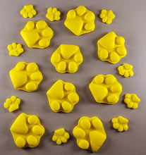 18 x Edible 3D 40mm Dog Paws, icing toppers, cake cupcakes decorations T036