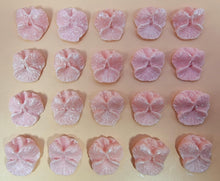 20 x Edible 3D 30mm violets violet flowers icing toppers, cake cupcakes decorations T003