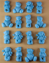 16 x Edible 3D 30mm Teddy Teddybear Set, icing toppers, cake cupcakes decorations T072