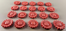20 x Edible 3D 22mm flower flowers icing toppers, cake cupcakes decorations T030