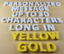Up to 30 Edible 3D 20mm Personalized Letters, Text, icing toppers, cake cupcakes decorations T085
