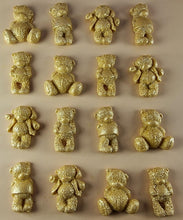 16 x Edible 3D 30mm Teddy Teddybear Set, icing toppers, cake cupcakes decorations T072