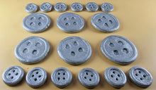 20 x Edible 3D 42mm Button Set, icing toppers, cake cupcakes decorations T079