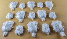 15 x Edible 3D 30mm Rose Bud Set, icing toppers, cake cupcakes decorations T074