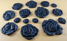 15 x Edible 3D Mixed Roses flowers Set, icing toppers, cake cupcakes decorations T077