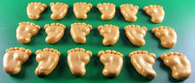 18 x Edible 3D 30mm Baby Feet icing toppers, cake cupcakes decorations T041