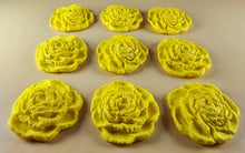 9 x Edible 3D 40mm Rose Flowers icing toppers, cake cupcakes T130