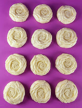 12 x Edible 3D 36mm large roses rose flowers icing toppers, cake cupcakes decorations T013