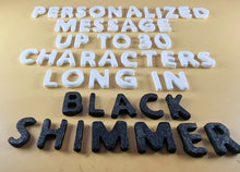 Up to 30 Edible 3D 20mm Personalized Letters, Text, icing toppers, cake cupcakes decorations T085