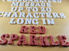 20 x Edible 3D 25mm Personalized Letters, Text, icing toppers, cake cupcakes decorations T084