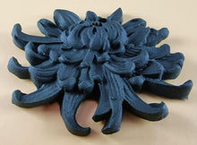 10 x Edible 3D 50mm Chrysanthemum Flower Set icing toppers, cake cupcakes T111