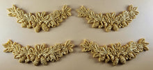 4 x Edible 3D 110mm Garlands, Christmas icing toppers, cake cupcakes decorations T097