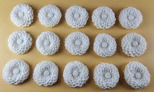 15 x Edible 3D Large Dahlia flowers, icing toppers, cake cupcakes decorations T078