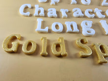 25 x Edible 3D Personalized Cumbria Font Text, icing toppers, cake cupcakes decorations T082
