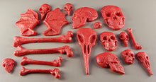 20 x Edible 3D 50mm Skull and Bones set icing toppers, cake cupcakes decorations T057