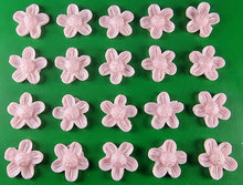 20 x Edible 3D 22mm flower flowers icing toppers, cake cupcakes decorations T026