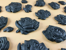 20 x Edible 3D 33mm Mixed Rose Set, icing toppers, cake cupcakes decorations T089